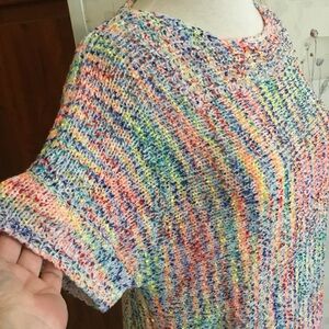2/$20 Curio, Colorful knitted tunic or cover up